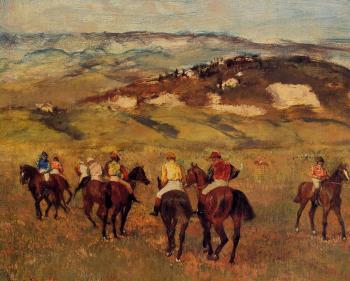 Edgar Degas : Race Horses II